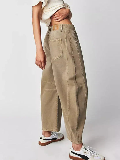 Clarise | Weite Damenjeans im Winterstil