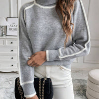 Almira | Kuscheliger Strick-Rollkragenpullover mit elegantem Design