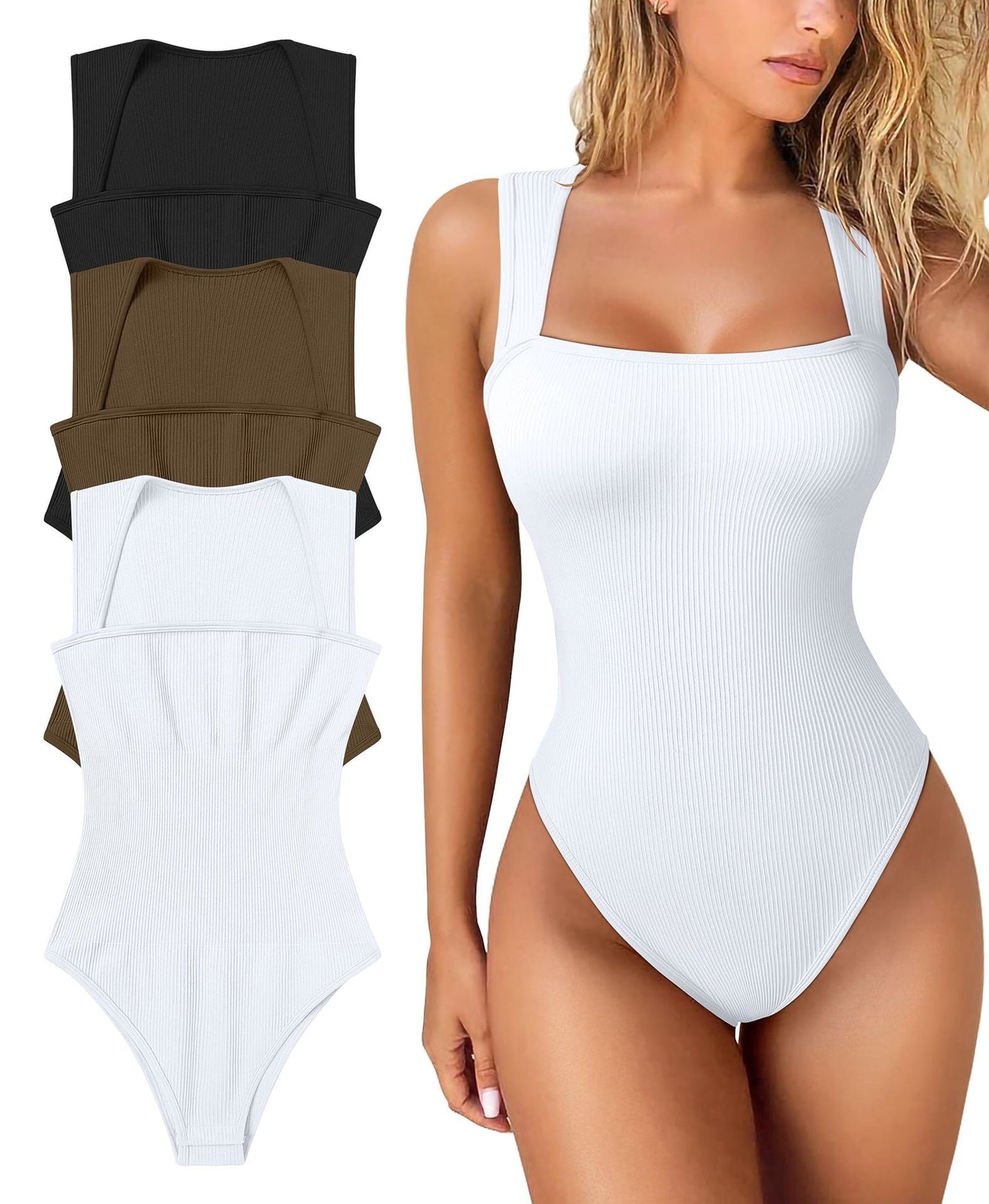 Arjane | Ärmelloser figurformender Body für Damen