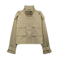 Solana | trendige Cargo-Outfits, leger und elegant.