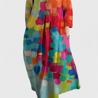 Mae | zeitloses Kleid mit elegantem V-Ausschnitt und bequemer Passform