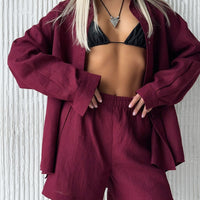 Louty | Bequemes Sommer-Set aus Leinen