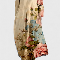 Mae | zeitloses Kleid mit elegantem V-Ausschnitt und bequemer Passform