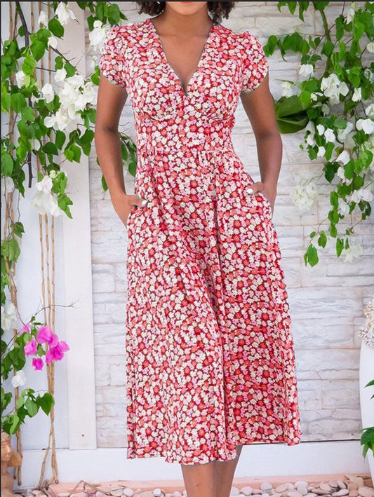 Fiena | Midikleid mit Knopfleiste