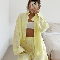 Louty | Bequemes Sommer-Set aus Leinen