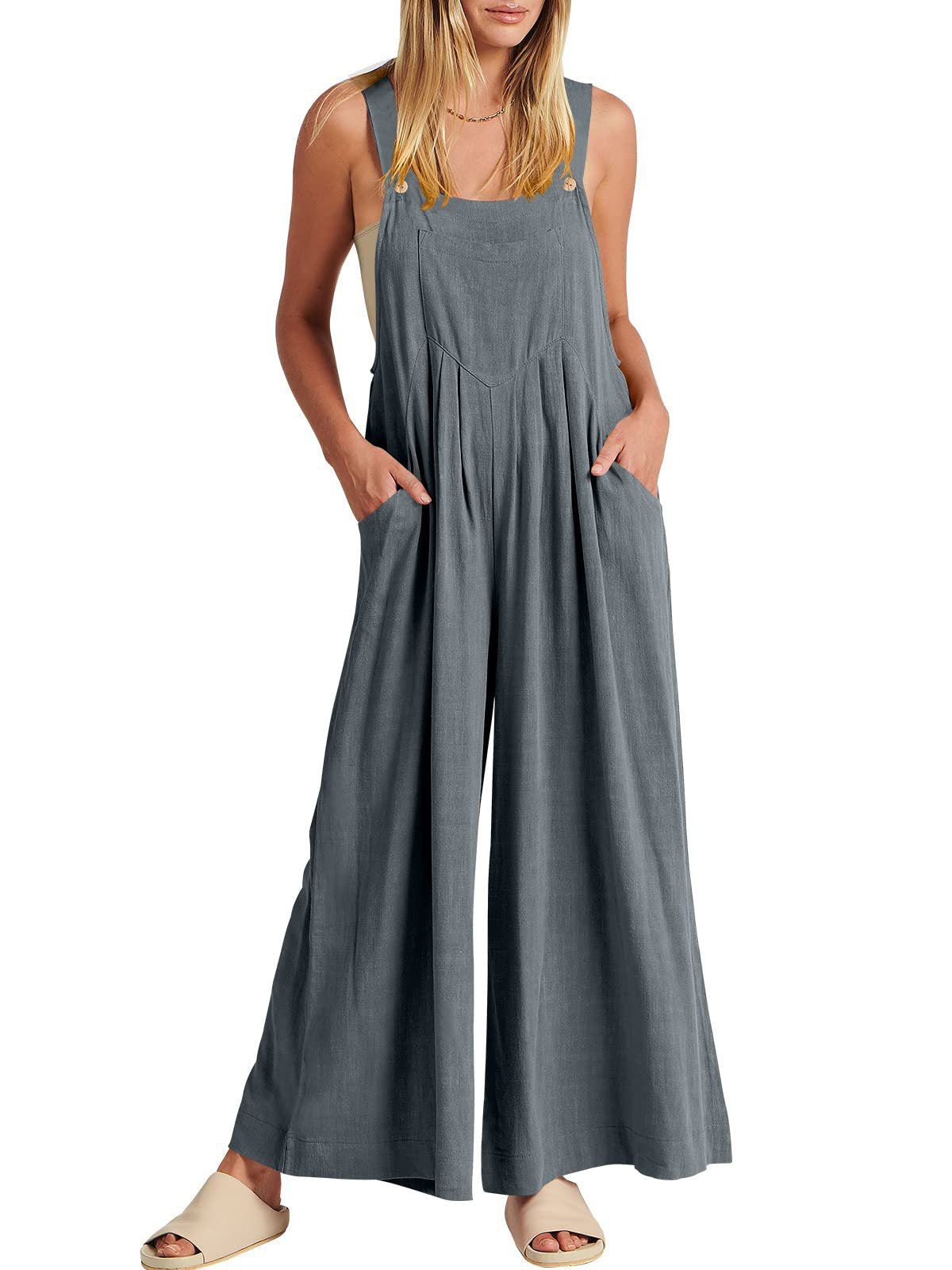 Marian | Stilvoller ärmelloser Jumpsuit für Damen