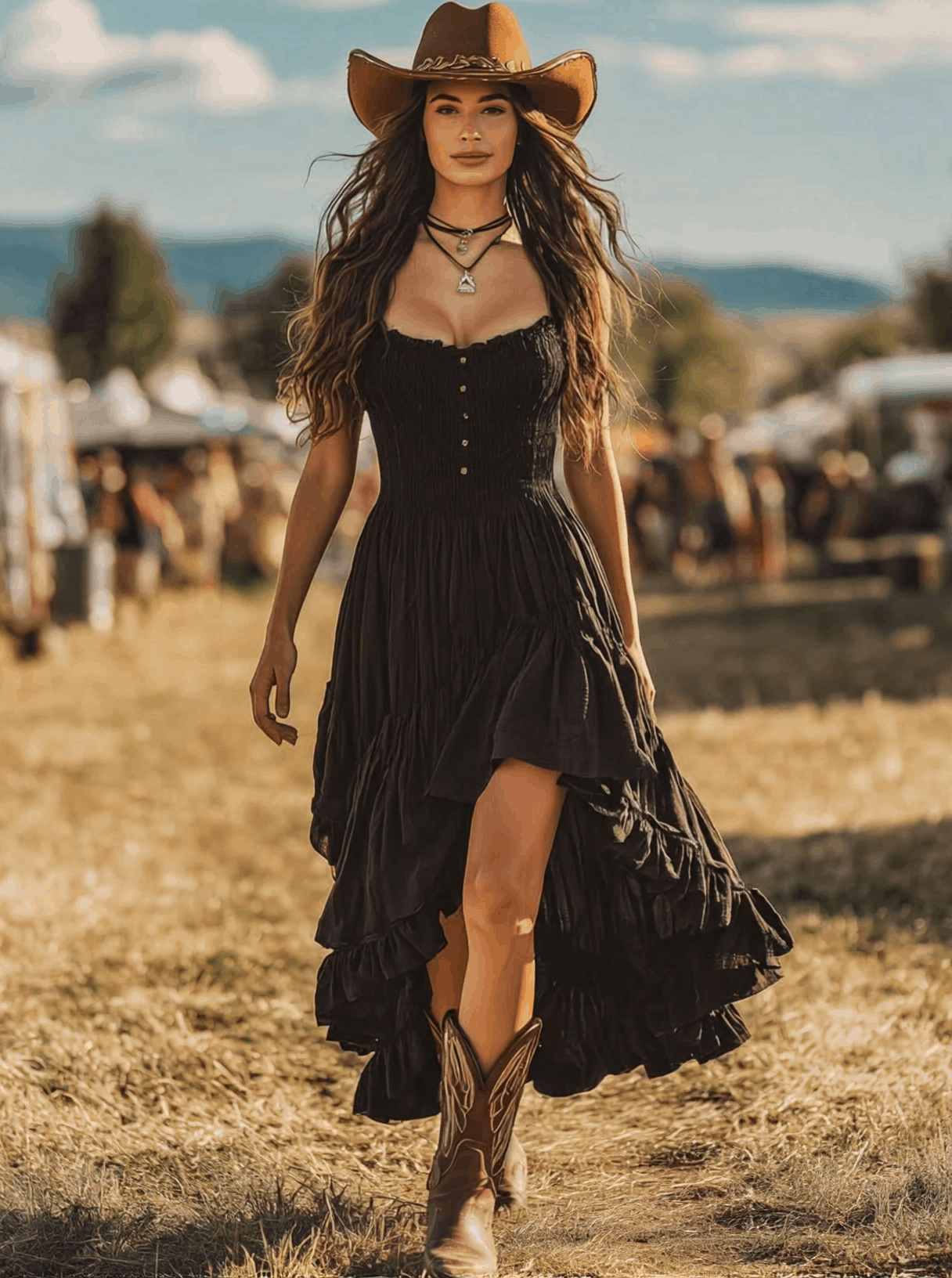 Noea | Cottagecore Maxikleid