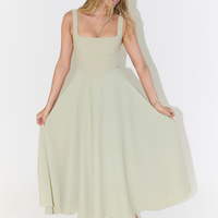 Valea | Ärmelloses Midikleid mit Bustier-Mieder