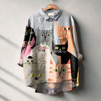 Yelena | elegante Übergroße Bluse für besondere Anlässe