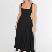 Valea | Ärmelloses Midikleid mit Bustier-Mieder