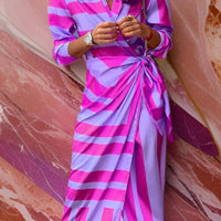 Tonya | Feminines Wickelkleid mit stilvollem Muster