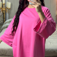 Catherine | trendiges übergroßes T-Shirt aus Frottee-Baumwolle für den Alltag