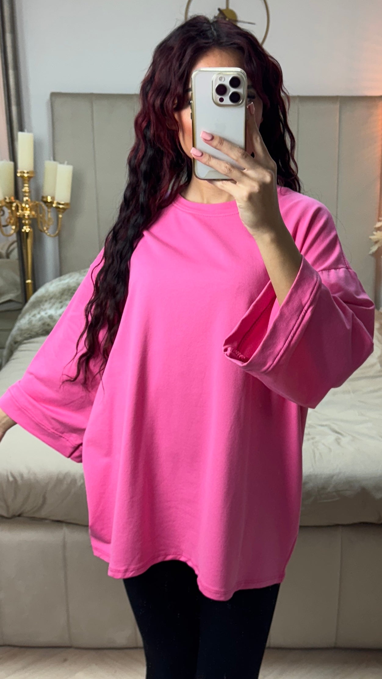 Catherine | trendiges übergroßes T-Shirt aus Frottee-Baumwolle für den Alltag