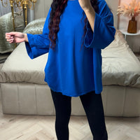 Catherine | trendiges übergroßes T-Shirt aus Frottee-Baumwolle für den Alltag