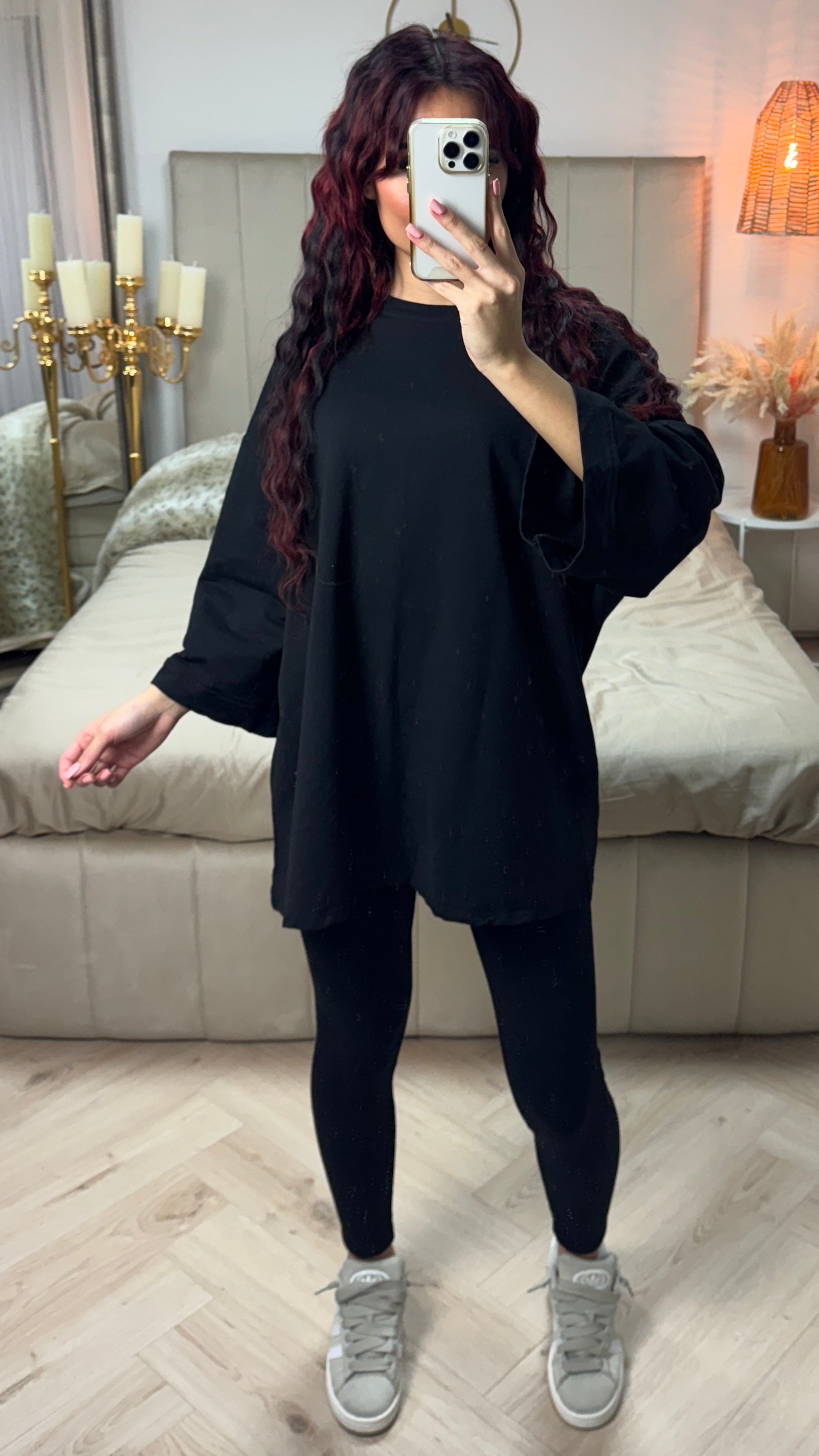 Catherine | trendiges übergroßes T-Shirt aus Frottee-Baumwolle für den Alltag