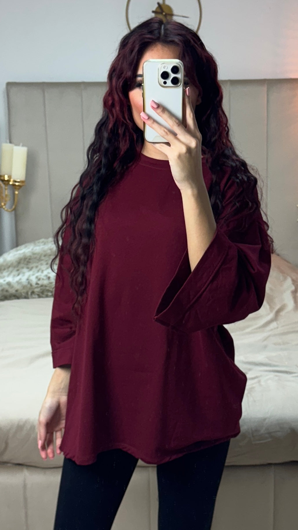 Catherine | trendiges übergroßes T-Shirt aus Frottee-Baumwolle für den Alltag