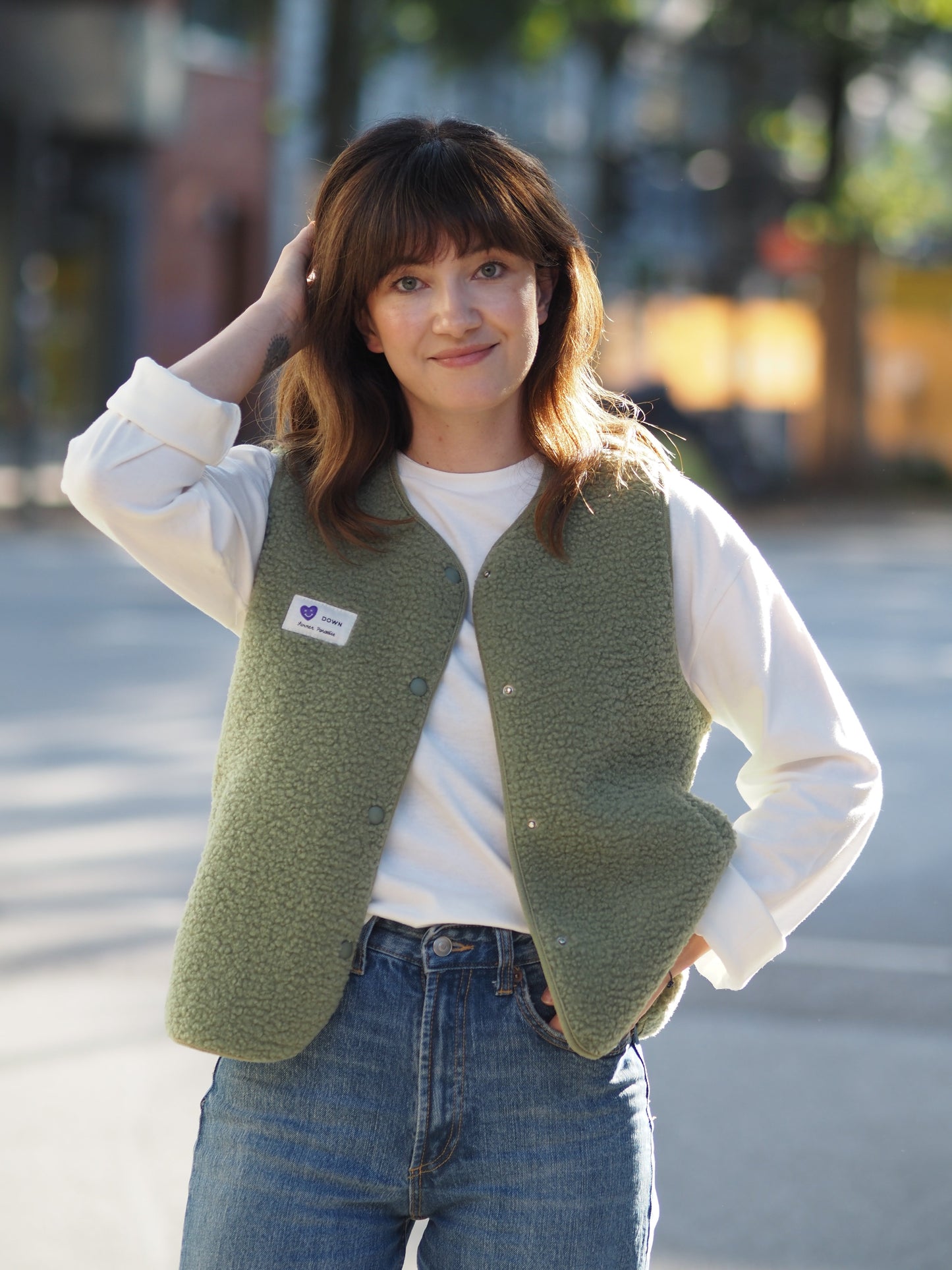 Heddy | Weste mit Herzsmile-Patch