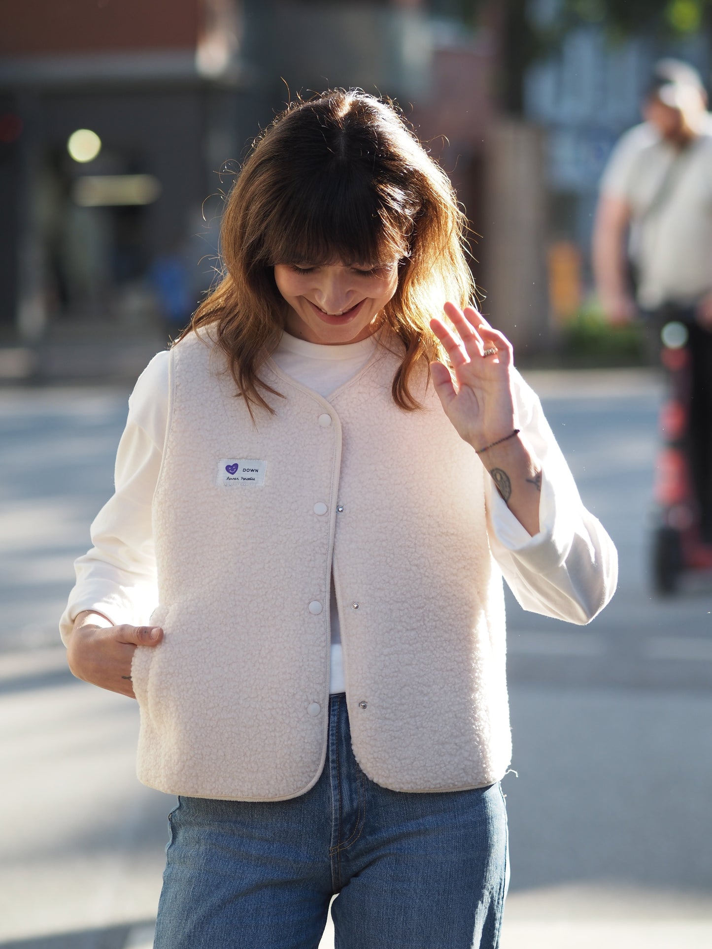 Heddy | Weste mit Herzsmile-Patch