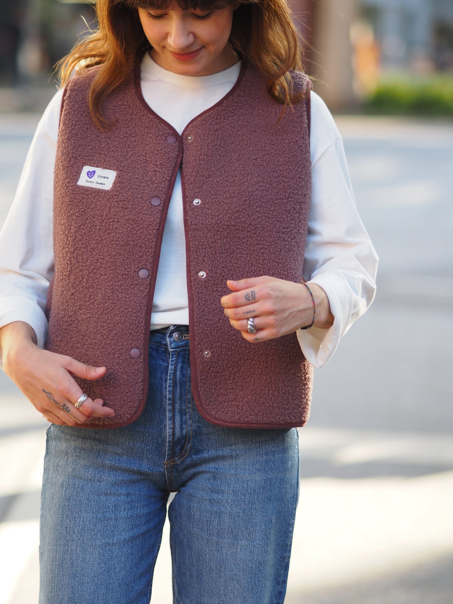 Heddy | Weste mit Herzsmile-Patch