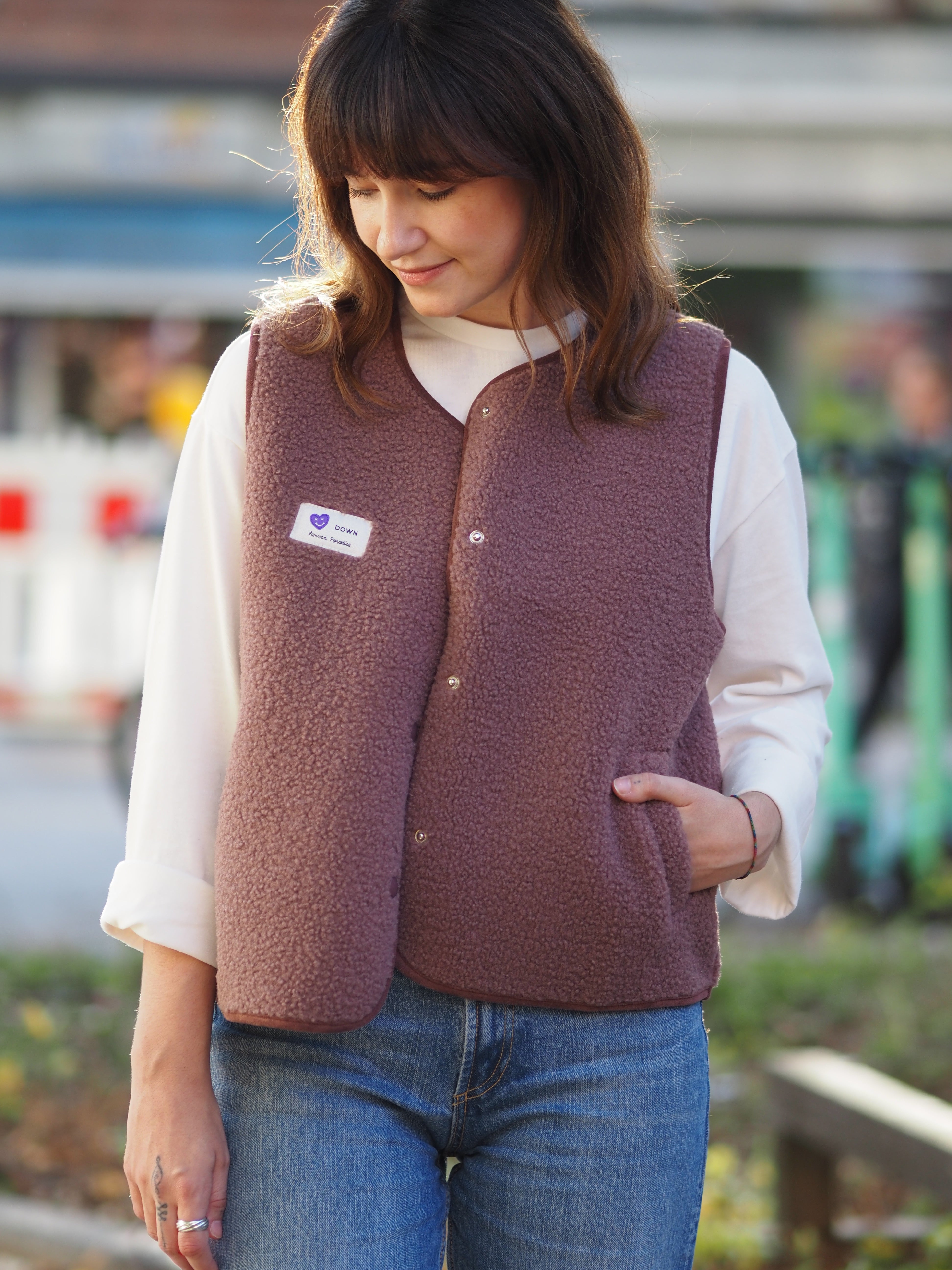 Heddy | Weste mit Herzsmile-Patch