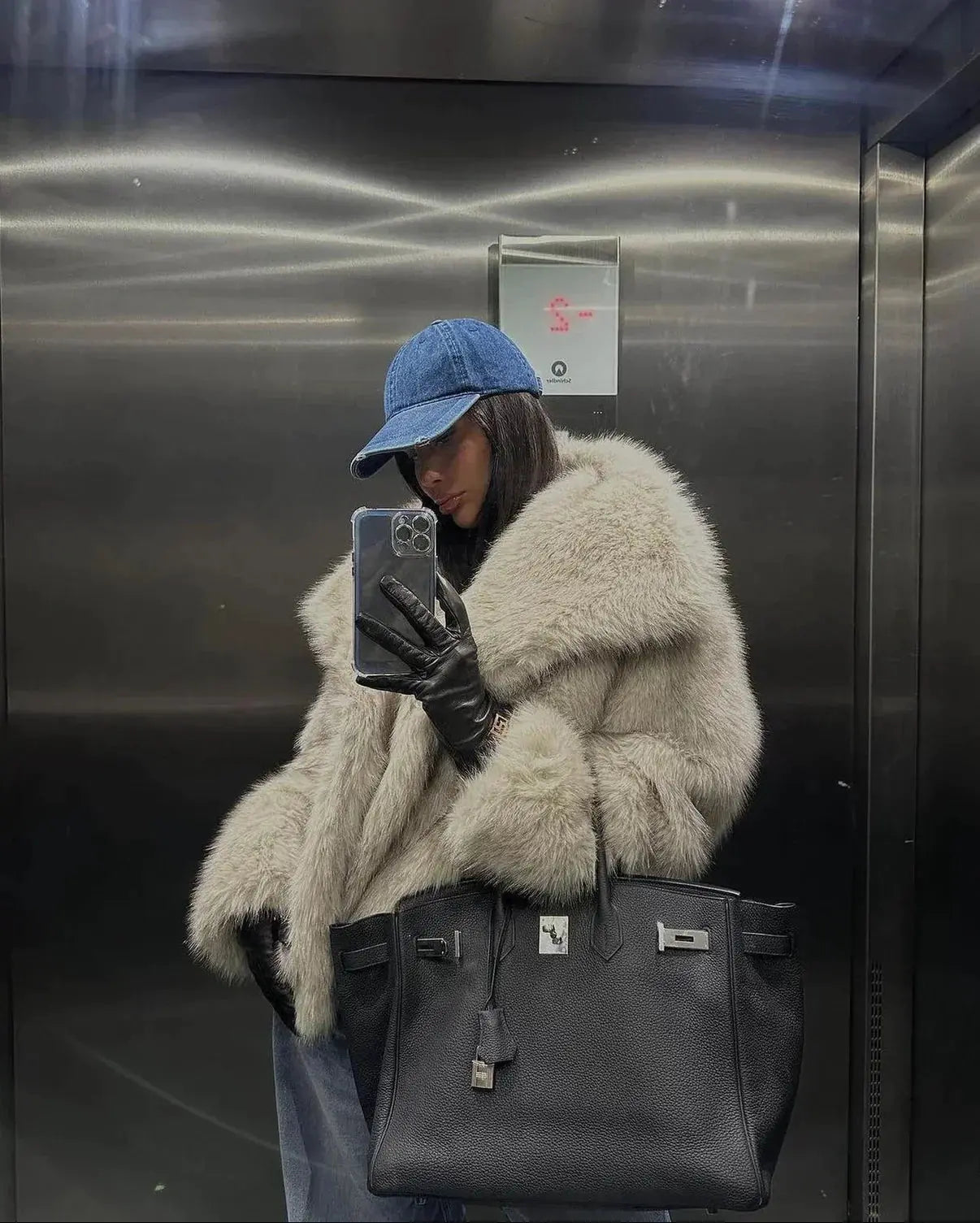 Melodie™ – Warmer Kunstpelz-Mantel