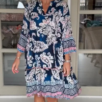 Demie | Lässiges Boho-Print-Kleid für Damen
