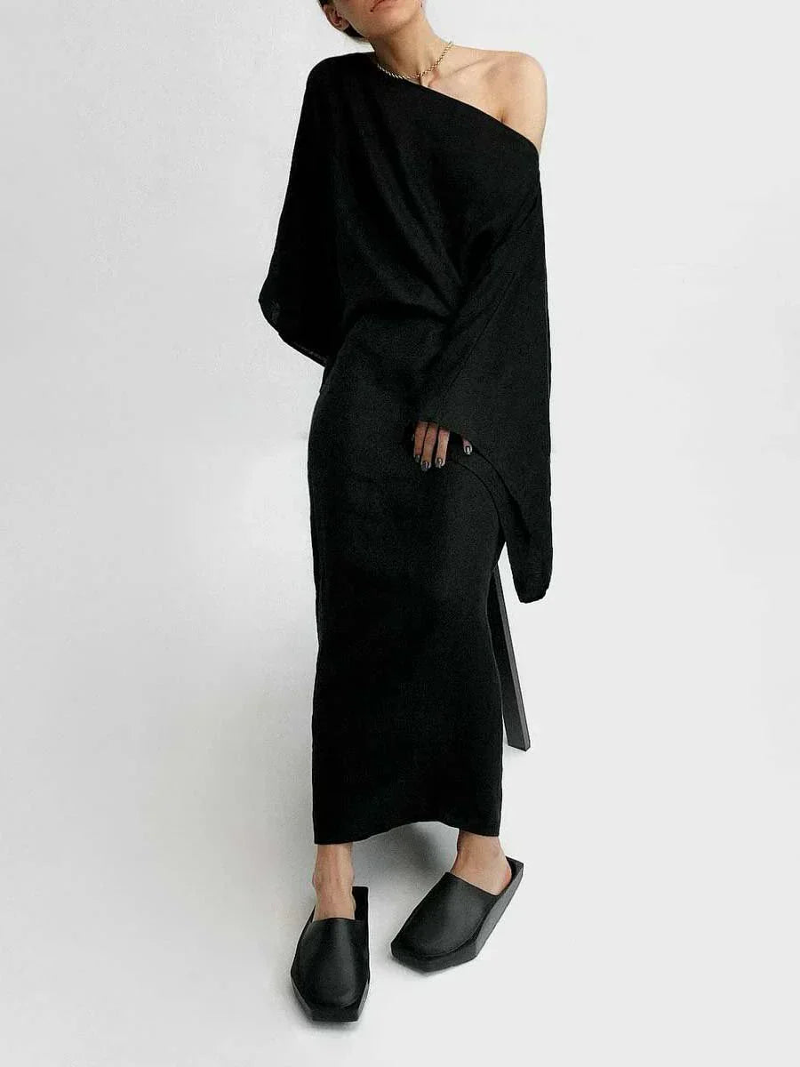 Riley | stilvolles Kimono-Kleid mit fließendem Design