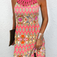 Athena | Lässiges Neckholder-Freizeitkleid für Damen