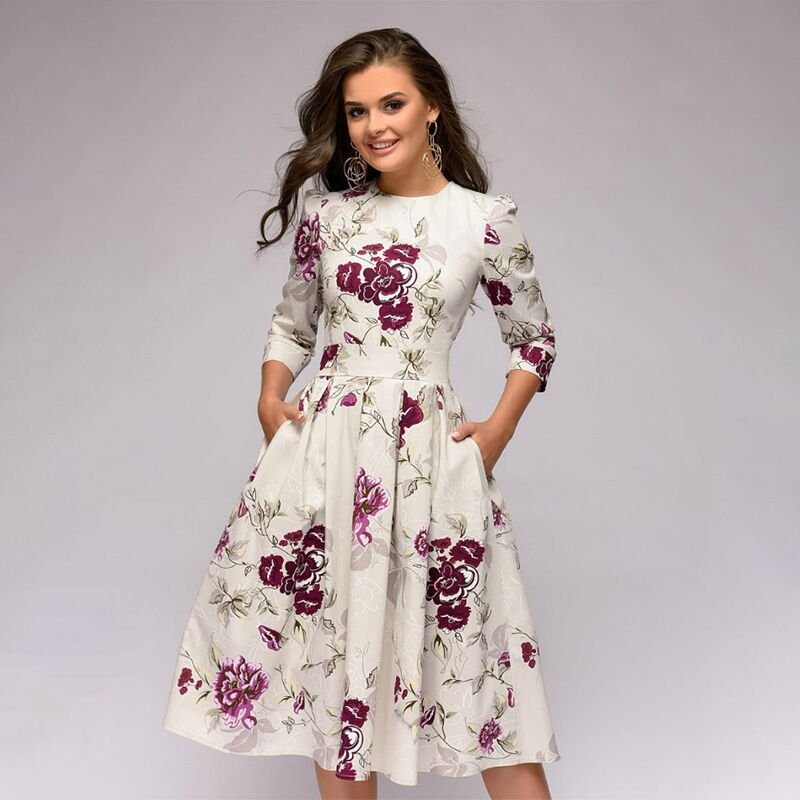 Elvina | Florales Kleid