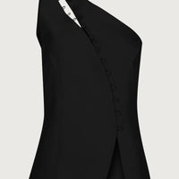 Ash | One-Shoulder-Top mit Knopfdetails