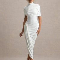 Britt | Elegantes drapiertes Kleid