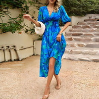 Janella | Elegantes Midikleid mit V-Ausschnitt