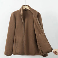 Daviana | Weiche Fleecejacke mit Reißverschluss