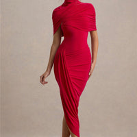 Britt | Elegantes drapiertes Kleid