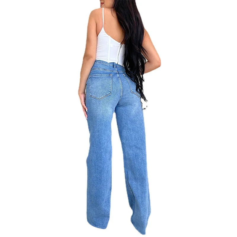 Violet | Trendige High-Waist-Jeans für Damen