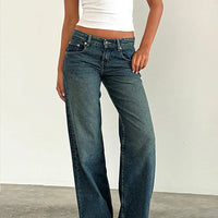 Naomia | Lässige Jeans mit weitem Bein für Damen