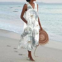 Cavi | Ärmelloses Sommerkleid mit Blumenprint