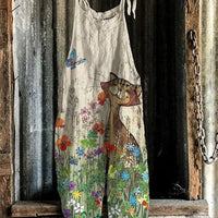 Aferdita | Eleganter ärmelloser Jumpsuit