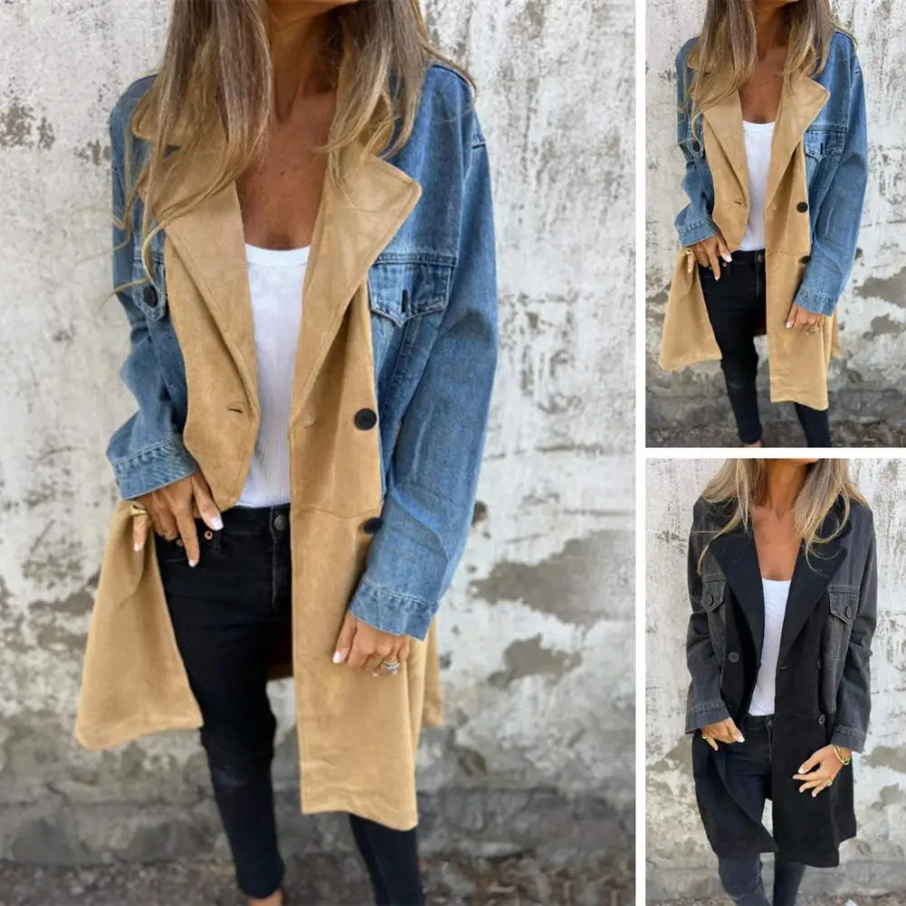 Leigh | Zweifarbige Trenchcoat-Jacke