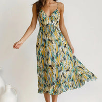 Ehra | Bunt bedrucktes Midikleid