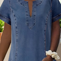 Danai | Denim-Tunikakleid