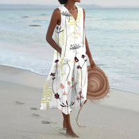 Cavi | Ärmelloses Sommerkleid mit Blumenprint