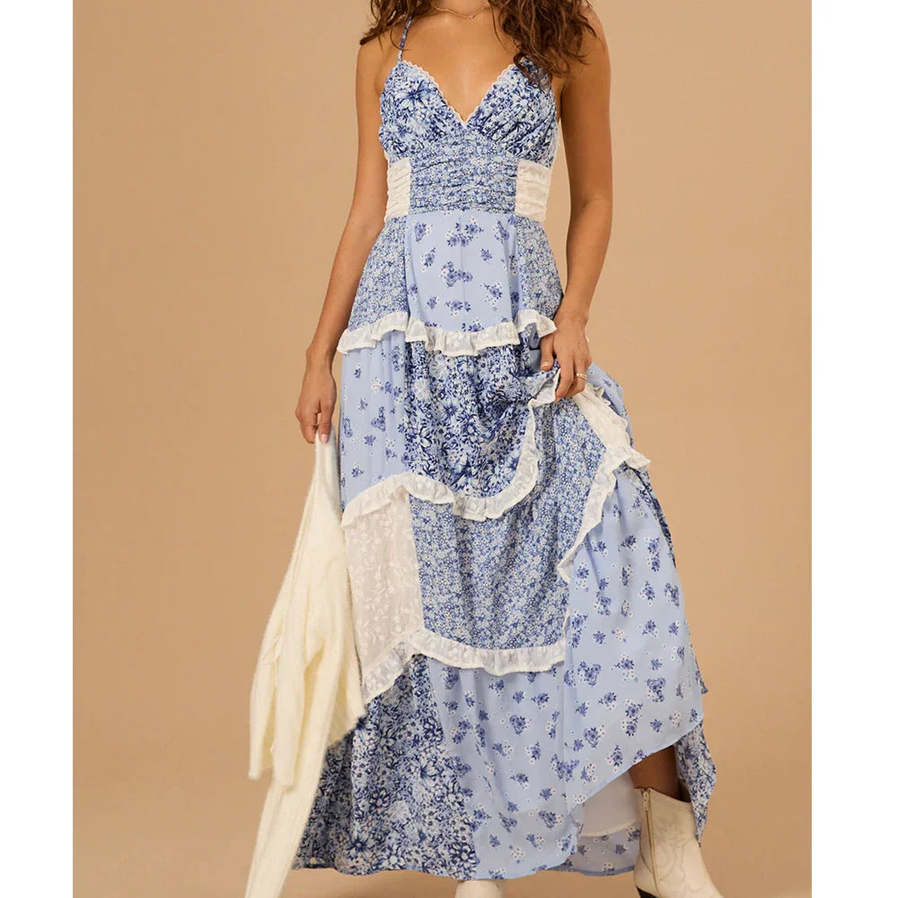 Whitely | Luftiges Boho-Kleid im Vintage-Look