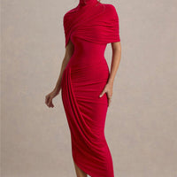 Britt | Elegantes drapiertes Kleid