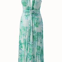 Rozi | Tropisches Neckholder-Maxikleid