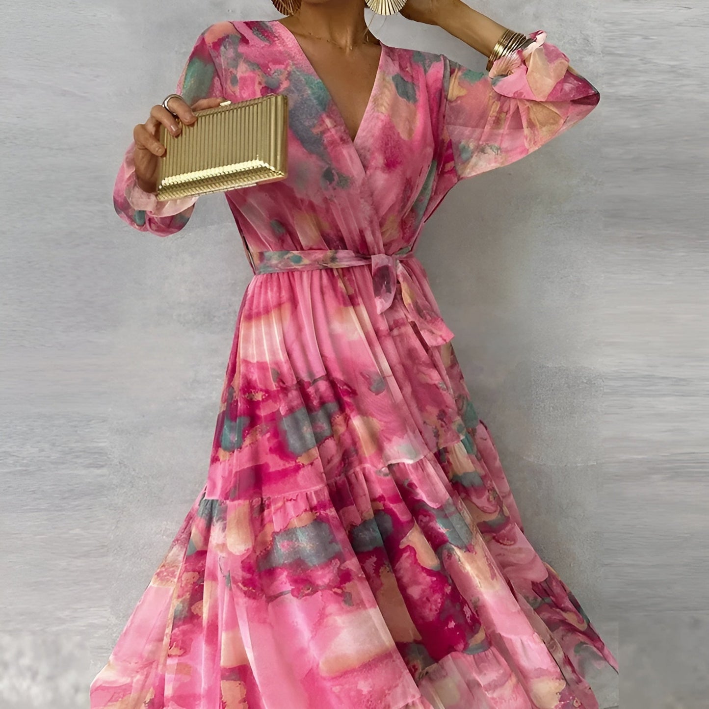 Farly | Elegantes Sommerkleid mit Falten