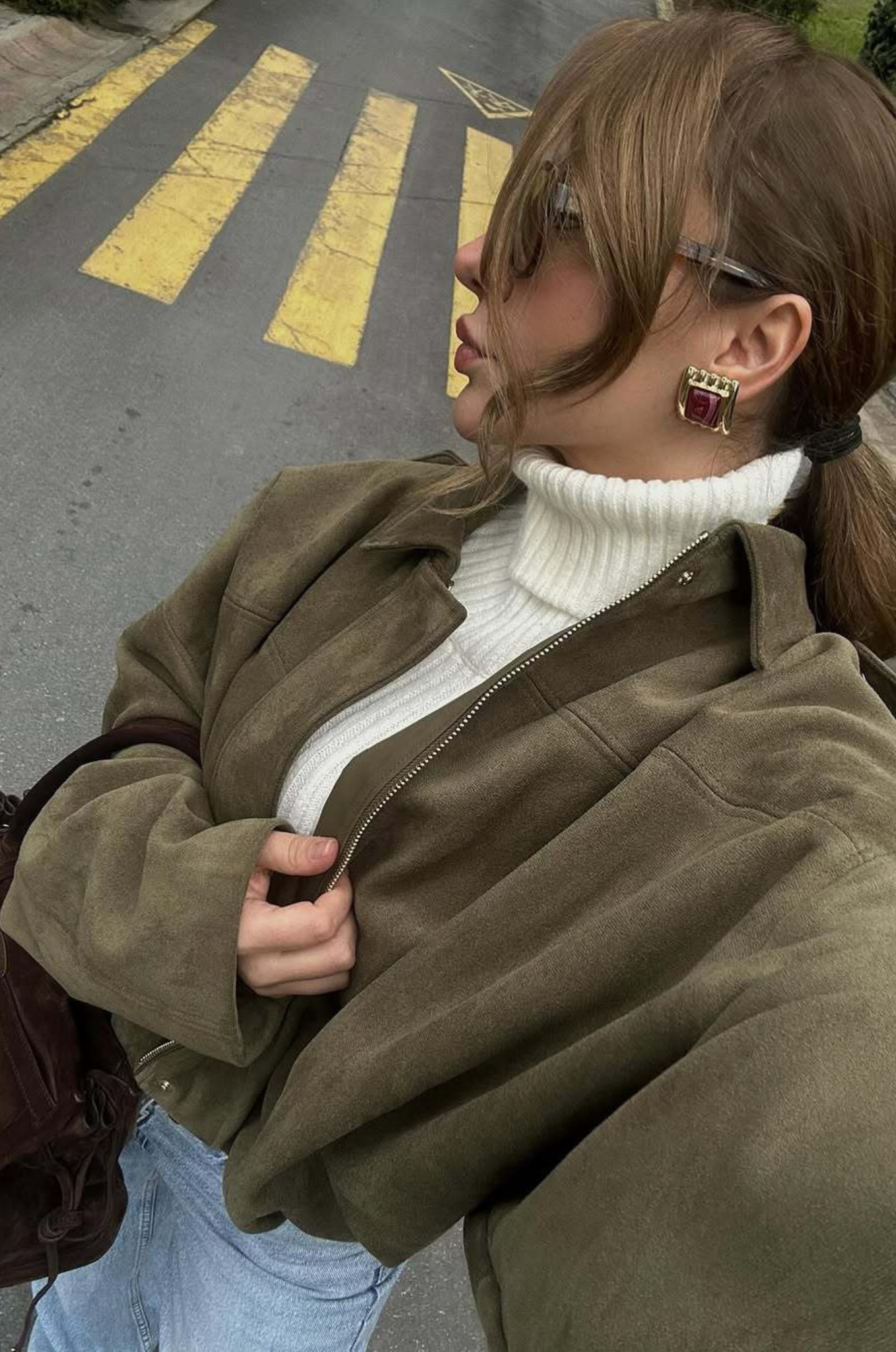 Keilani | luxuriöse Wildlederjacke mit perfekter Passform