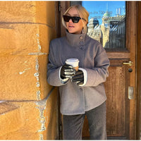 Elsbeth | Modischer Kurzer Mantel mit elegantem Kragen