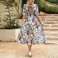 Janella | Elegantes Midikleid mit V-Ausschnitt