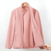 Daviana | Weiche Fleecejacke mit Reißverschluss